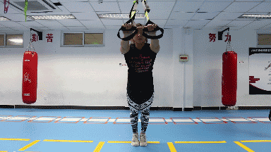 悬挂绳全身肌肉锻炼5个动作