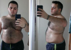 240斤胖小伙通过跳绳和饮食控制甩掉了大肚腩
