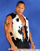 人民英雄巨石强森，WWE摔跤冠军The Rock（纹身男称号：人民冠军）